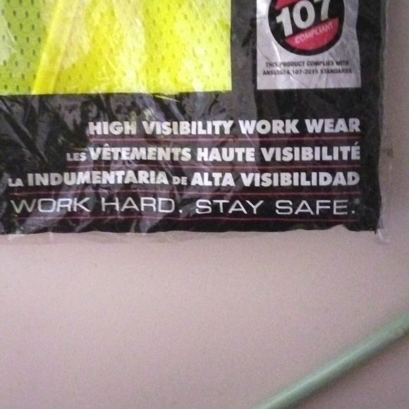 Economy safety vest class 2 type R mens 3x - Picture 4 of 5